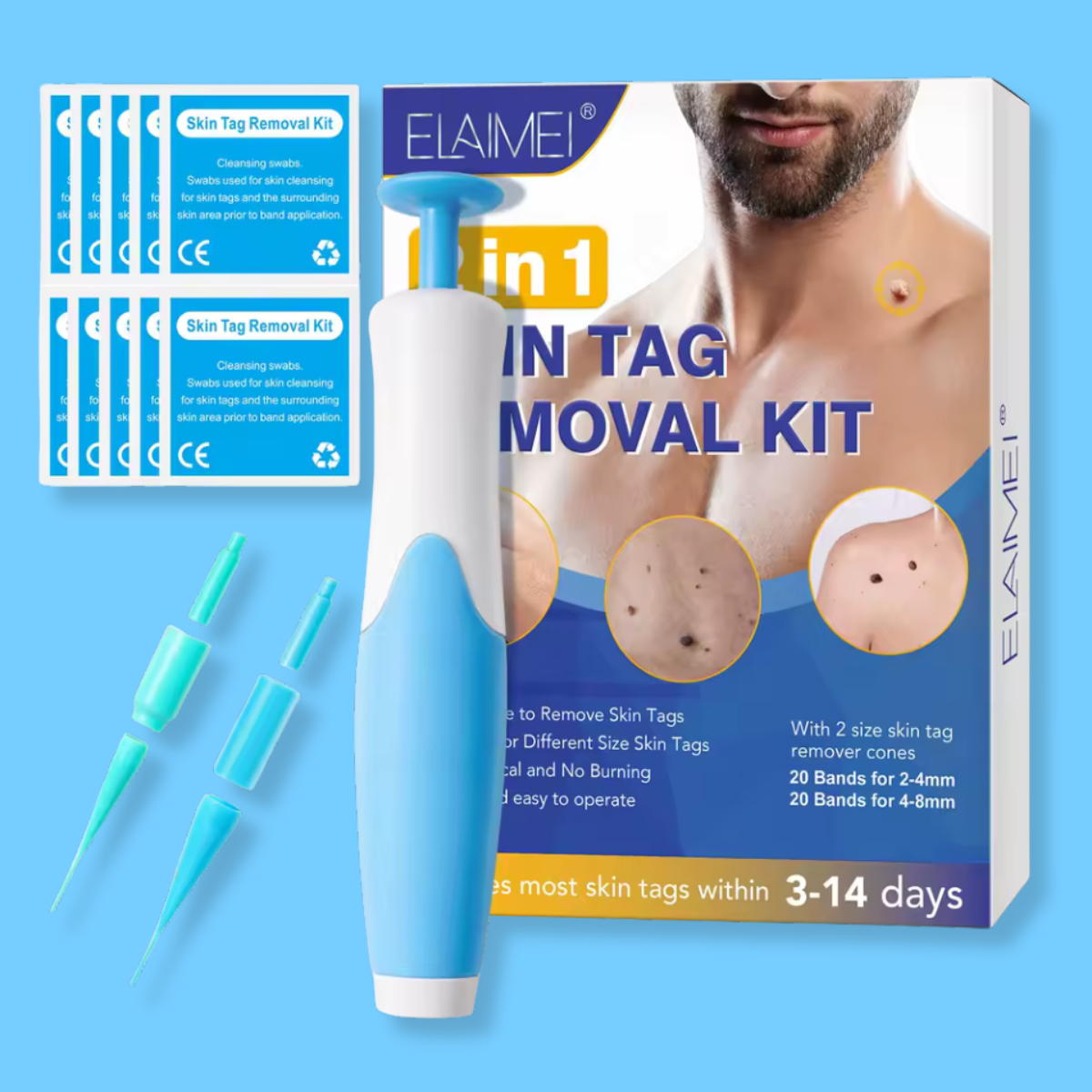 DermaClear Kit™ – Basta con le verruche cutanee