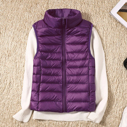 GALORA - New Waterproof Vest with White Duck Down